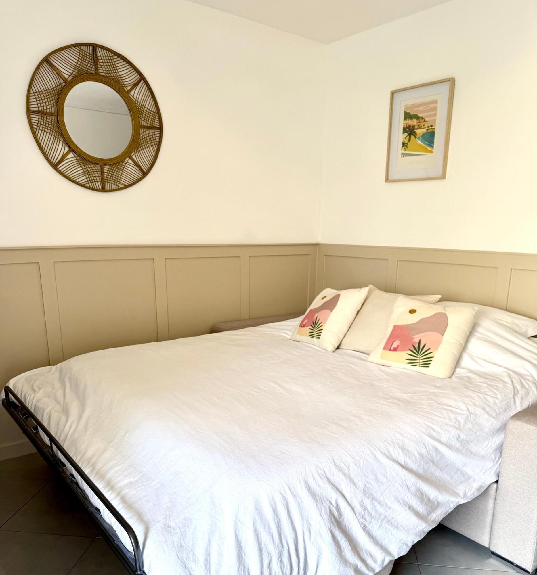 Appart Cosy, Piscine, Clim, Parking Prive - Proche Plage - Arrivee Autonome - Lit Queen Size La Seyne-sur-Mer Exteriör bild